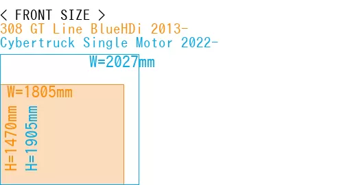#308 GT Line BlueHDi 2013- + Cybertruck Single Motor 2022-